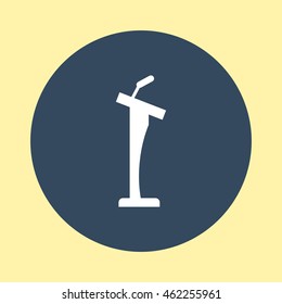 Web Icon of Speakers Podium.