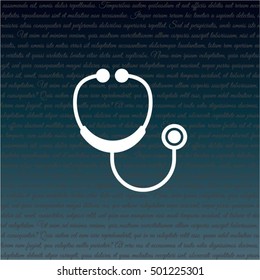 Web icon. Stethoscope
