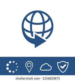 web icon stock vector illustration flat design