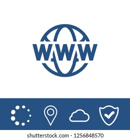 web icon stock vector illustration flat design