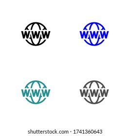 web icon stock vector illustration flat design