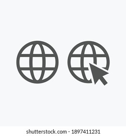 Web icon stock vector illustration flat design