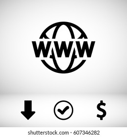 web icon stock vector illustration flat design