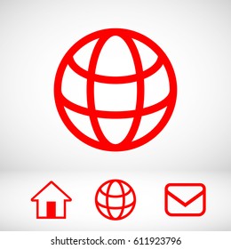 web icon stock vector illustration flat design