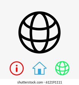web icon stock vector illustration flat design