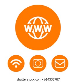 web icon stock vector illustration flat design