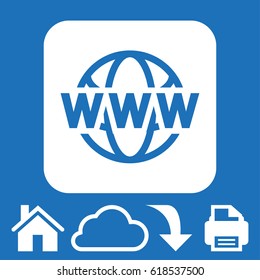 web icon stock vector illustration flat design