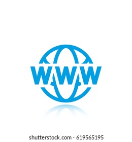 web icon stock vector illustration flat design