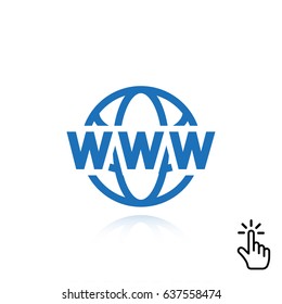 web icon stock vector illustration flat design