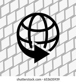 web icon stock vector illustration flat design