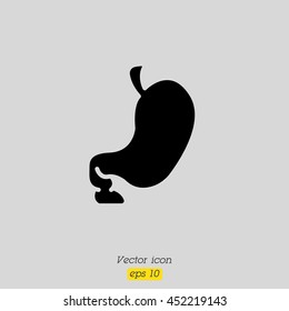 Web icon. Stomach