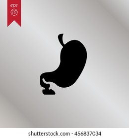 Web icon. Stomach