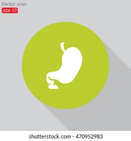 Web icon. Stomach