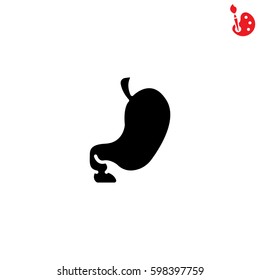Web icon. Stomach