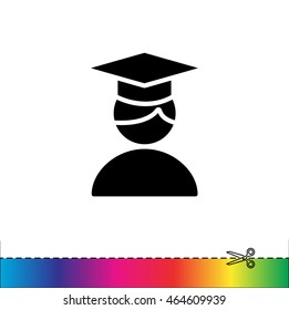 Web icon. Student