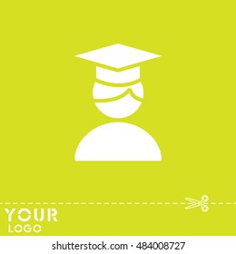 Web icon. Student