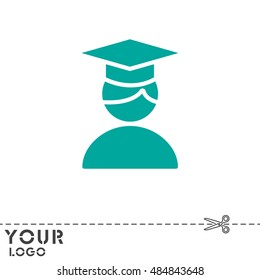 Web icon. Student
