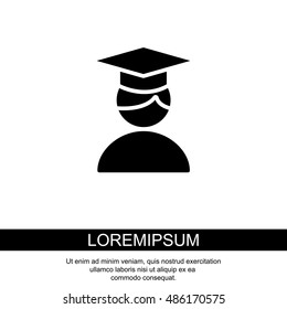 Web icon. Student