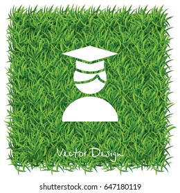 Web icon. Student