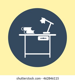 Web Icon of Study Table.