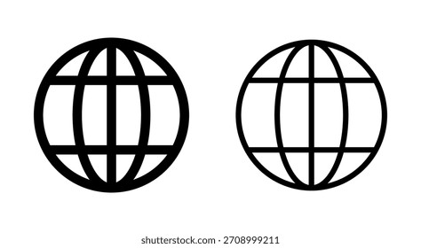 Icono de Web para App y Sitios web. vaya a Web y símbolo. Icono de Hacer clic de Web. Icono de búsqueda global
