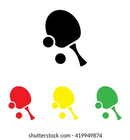 Web icon. Table tennis