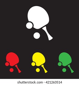 Web icon. Table tennis