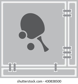 Web icon. Table tennis