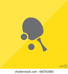 Web icon. Table tennis