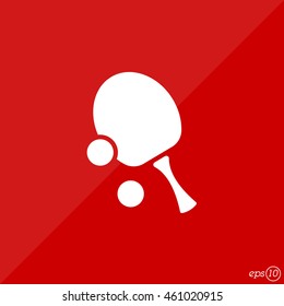 Web icon. Table tennis