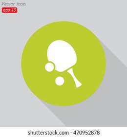 Web icon. Table tennis