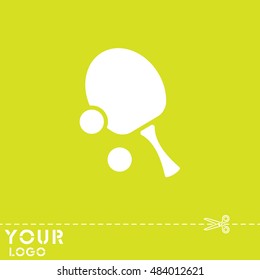 Web icon. Table tennis