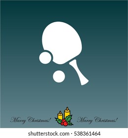 Web icon. Table tennis