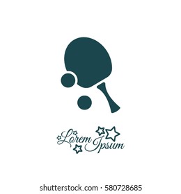 Web icon. Table tennis