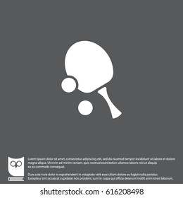 Web icon. Table tennis