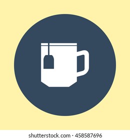 Web Icon of Tea or Coffee Cup.
