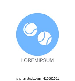 Web icon. Tennis