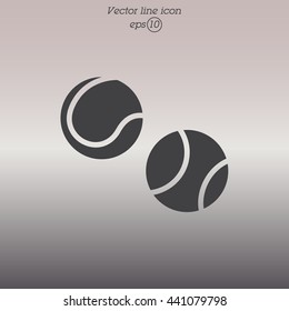 Web icon. Tennis