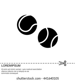 Web icon. Tennis