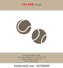Web icon. Tennis