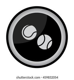 Web icon. Tennis