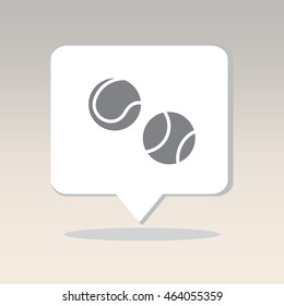 Web icon. Tennis