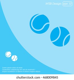 Web icon. Tennis