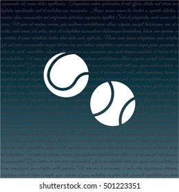 Web icon. Tennis