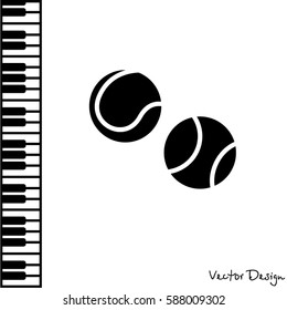 Web icon. Tennis