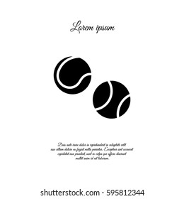 Web icon. Tennis
