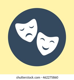 Web Icon of Theater Mask.