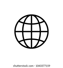 web Icon in trendy flat style isolated on white background. Internet symbol. Website icon.