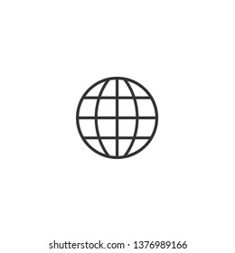 Web icon in trendy flat style isolated on background. Web icon page symbol for your web site design Web icon logo, app, UI , on white background Vector. - Vector - Vector
