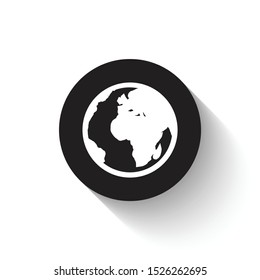 Web icon vector design. Black flat icon with dynamic concept. Scalable vector design.